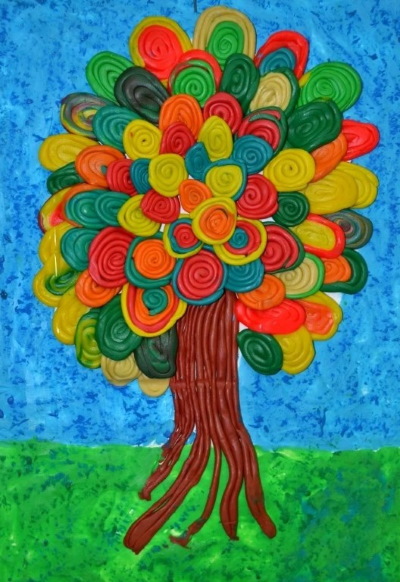 Plastilinkunst für Kinder im Alter von 2-3-4-5-6-7-8 Jahren. Was ist das, Vorlagen, Schablonen zum Thema Herbst, Winter, Frühling, Sommer, Tiere