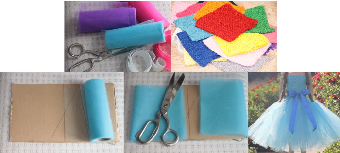DIY-Tüllkleider für Mädchen. Fotos, Meisterkurse, Muster