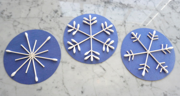 Basteln mit eigenen Händen aus Wattestäbchen, Scheiben, Plastilin