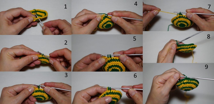 Halbes Stäbchen. Wie man strickt, Bezeichnung, Diagramm, Beschreibung, Foto
