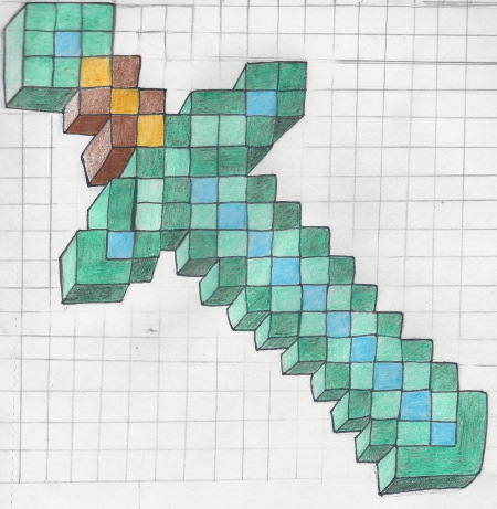 Zeichnungen nach Zellenmedium in einem Notizbuch, 3D Schritt für Schritt für Anfänger