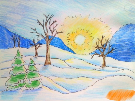 Naturzeichnungen zum Nachzeichnen mit Bleistift, Aquarell, Farben, Gouache