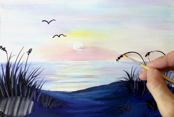Naturzeichnungen zum Nachzeichnen mit Bleistift, Aquarell, Farben, Gouache