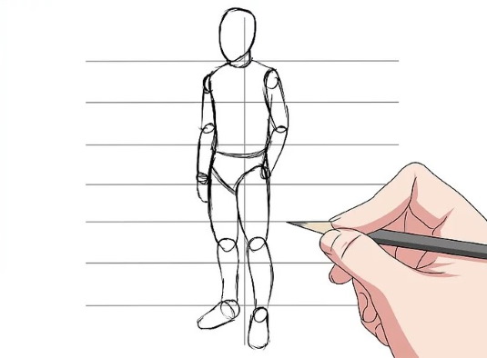 Zeichenunterricht für Anfänger von Grund auf mit einem Bleistift Schritt für Schritt. Anweisungen