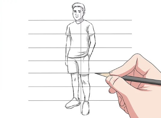 Zeichenunterricht für Anfänger von Grund auf mit einem Bleistift Schritt für Schritt. Anweisungen