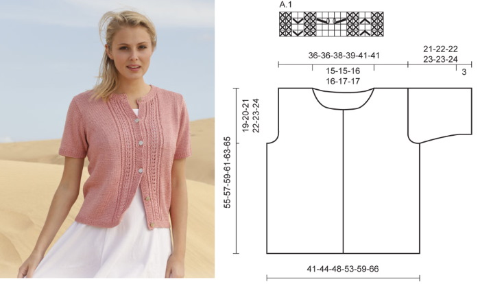 Strickblusen für Damen mit Stricknadeln mit Mustern, Sommer, aus Baumwolle