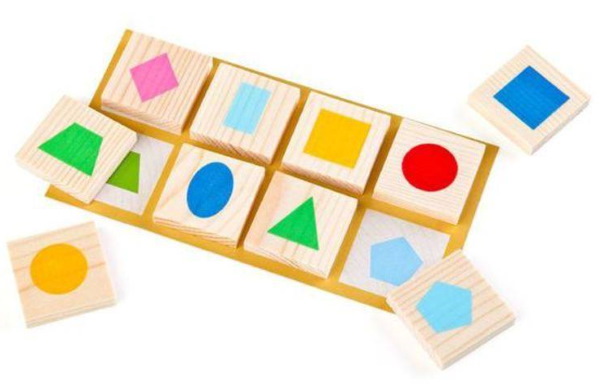 Geometrische Figuren sind dreidimensional und flach. Aktivitäten für Kinder