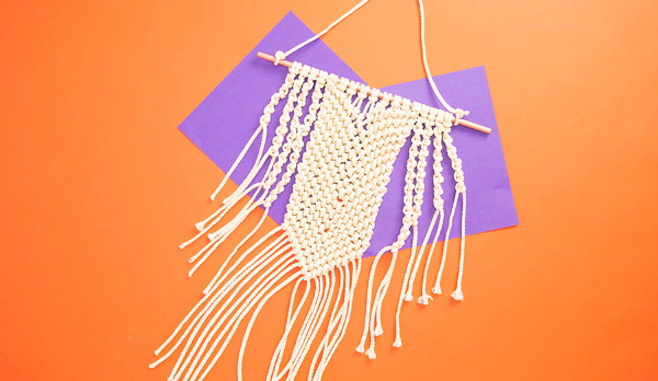 Makramee für Anfänger. Muster zum Weben von Armbändern, Knoten, Paneelen, Blumentöpfen, Tieren, Taschen