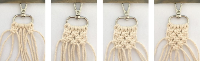 Makramee für Anfänger. Muster zum Weben von Armbändern, Knoten, Paneelen, Blumentöpfen, Tieren, Taschen