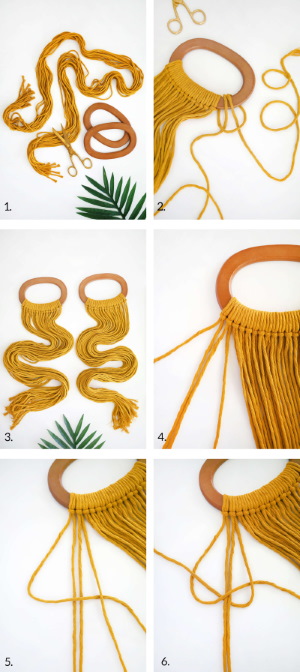 Makramee für Anfänger. Muster zum Weben von Armbändern, Knoten, Paneelen, Blumentöpfen, Tieren, Taschen