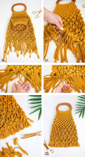 Makramee für Anfänger. Muster zum Weben von Armbändern, Knoten, Paneelen, Blumentöpfen, Tieren, Taschen