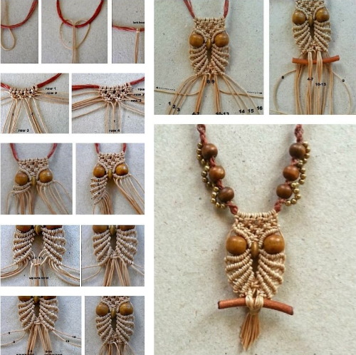 Makramee für Anfänger. Muster zum Weben von Armbändern, Knoten, Paneelen, Blumentöpfen, Tieren, Taschen