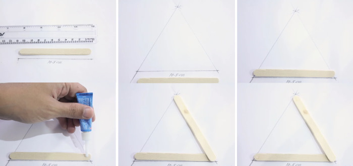 Basteln mit Eisstielen für Kinder. Fotos, Meisterkurse, Diagramme