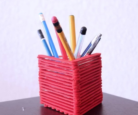 Basteln mit Eisstielen für Kinder. Fotos, Meisterkurse, Diagramme