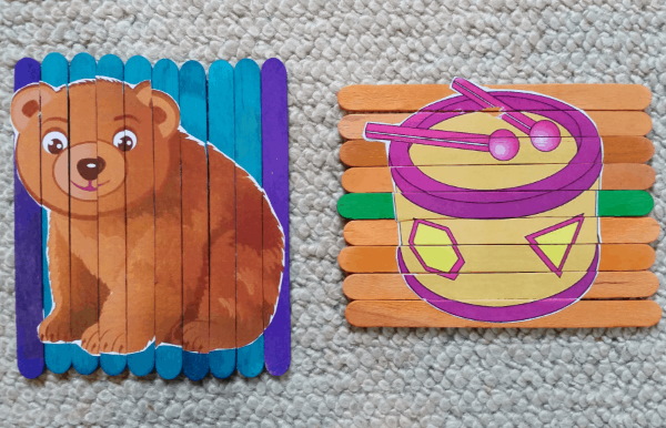 Basteln mit Eisstielen für Kinder. Fotos, Meisterkurse, Diagramme