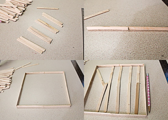 Basteln mit Eisstielen für Kinder. Fotos, Meisterkurse, Diagramme