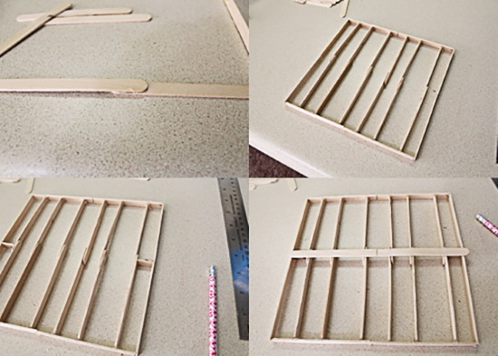 Basteln mit Eisstielen für Kinder. Fotos, Meisterkurse, Diagramme