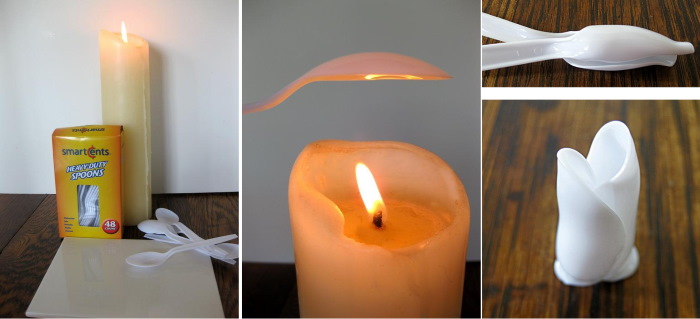 DIY Basteln aus Plastiklöffeln, Gabeln Schritt für Schritt
