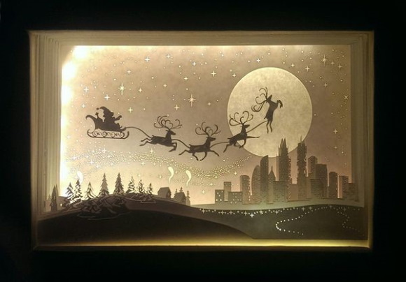 Neujahrsausschnitte. Vorlagen für Fenster: Mäuse, Bälle, Nu Pogodi, Eulen, Schneeflocken, Weihnachtsmann, Zeichentrickfiguren