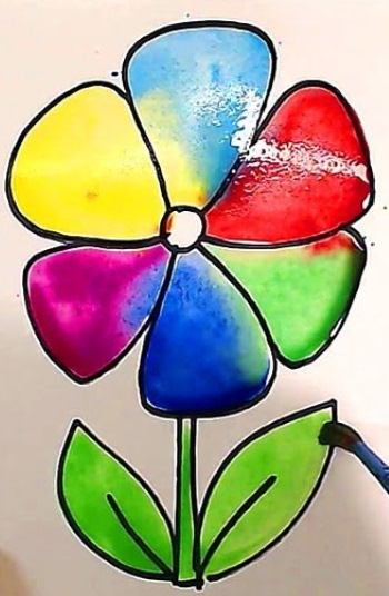 Aquarellzeichnungen für Anfängerkinder Schritt für Schritt. Meisterkurse