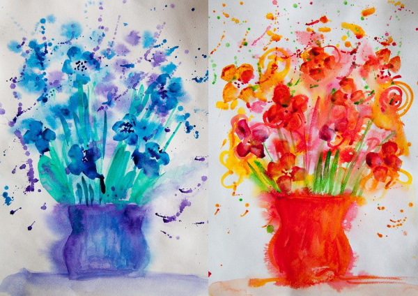 Aquarellzeichnungen für Anfängerkinder Schritt für Schritt. Meisterkurse