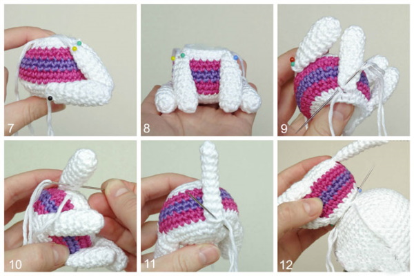 Amigurumi häkeln. Tiermuster für Anfänger mit Beschreibung