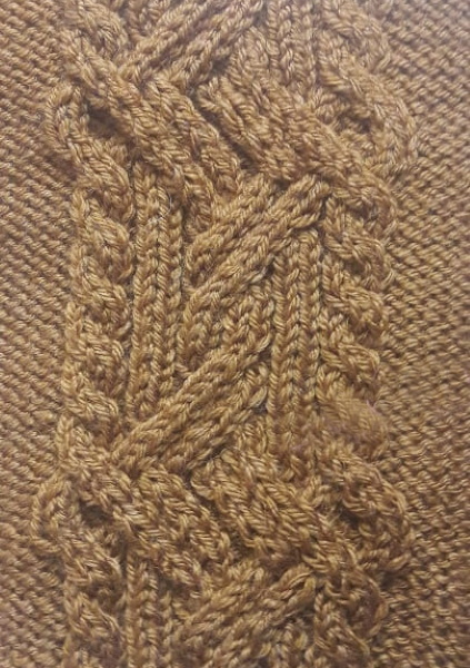 Aran-Stricknadeln. Strickmuster, Designs mit Beschreibungen für Männer, Frauen, Kinder. Nahaufnahme