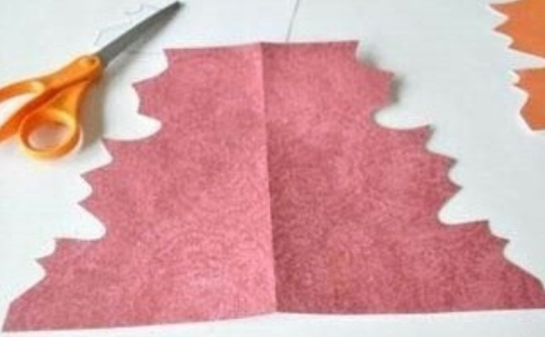Ahornblatt, einfache Bleistiftzeichnung, Farbe Schritt für Schritt für Anfänger