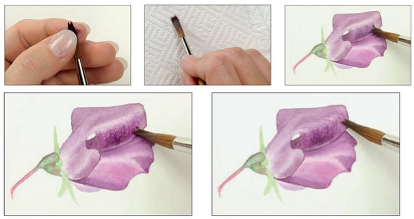 Glocke, Zeichnungen für Kinder, Blume mit Bleistift, malen Schritt für Schritt