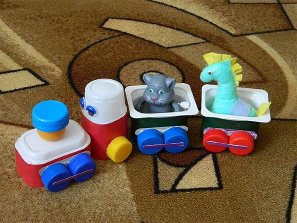 Basteln aus Einwegbechern für Kinder mit Anleitung, Meisterkurs. Foto