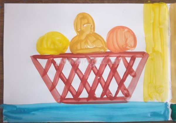 Zeichnungen von Obst und Gemüse zum Ausmalen, Buntstift- und Malskizzen