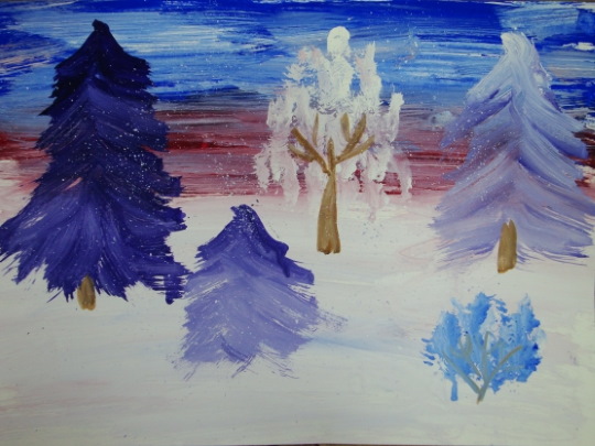 Gouache-Zeichnungen für Anfänger sind einfach und schön auf Papier: Landschaft, Stillleben, Blumen, Raum