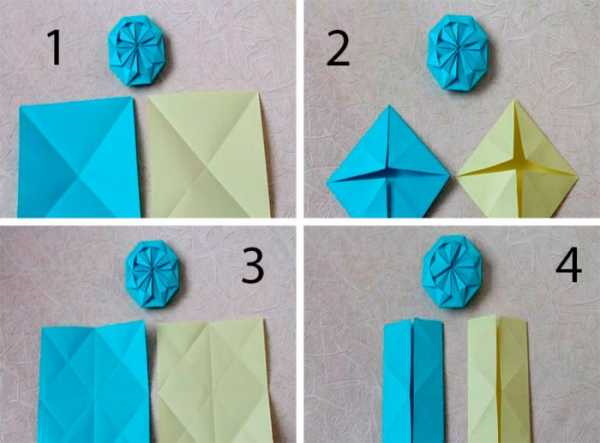 Kusudama-Kugeln aus Papier: Muster für Anfänger, einfach selbst machen