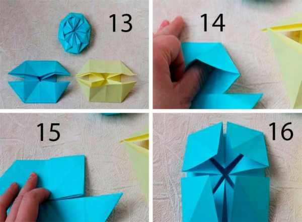 Kusudama-Kugeln aus Papier: Muster für Anfänger, einfach selbst machen