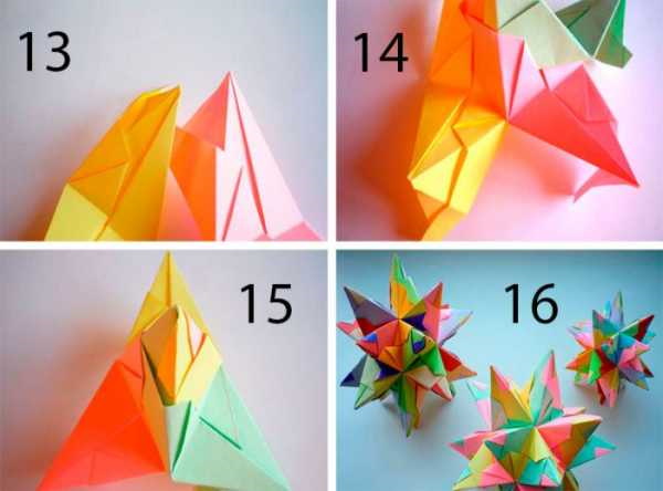 Kusudama-Kugeln aus Papier: Muster für Anfänger, einfach selbst machen