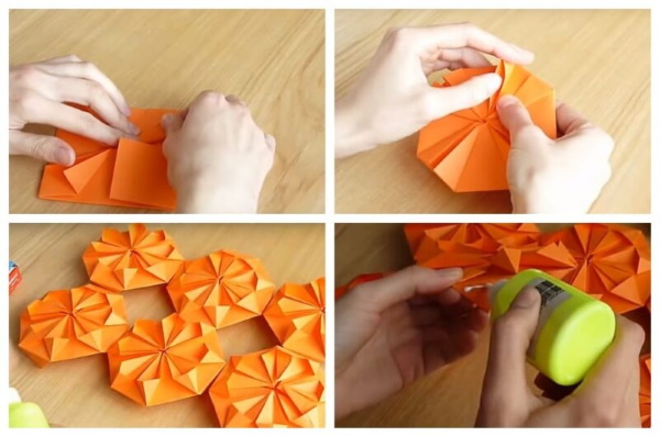 Kusudama-Kugeln aus Papier: Muster für Anfänger, einfach selbst machen