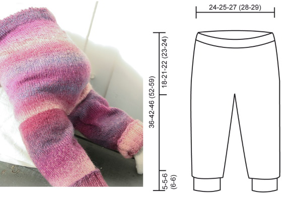Gestrickte Hosen für Neugeborene 0-1-2-3-4-5-6 Monate. Schemata, Beschreibung für Anfänger