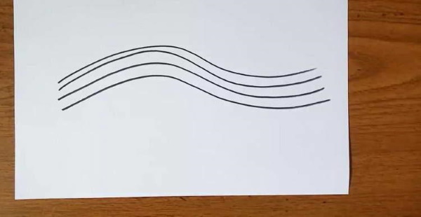 Violinschlüssel. Zeichnen für Kinder mit einem Bleistift auf einem Notensystem zum Kopieren