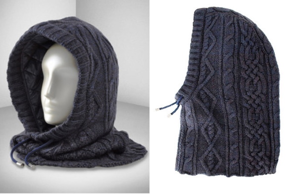 Mit Stricknadeln gestrickte Snood-Kapuze. Schemata und Beschreibungen, Anleitungen für Anfänger. Neue Modelle für Damen