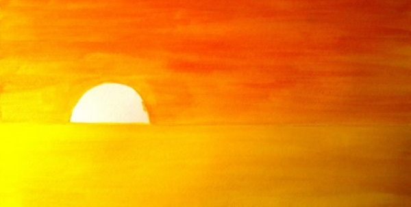 Sonne - Zeichnungen für Kinder mit Bleistift, Farben mit Strahlen, Lächeln, Gesicht, Sonnenuntergang, Sonnenaufgang