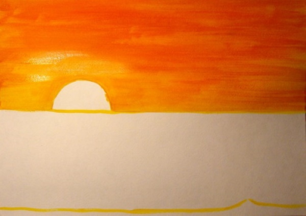 Sonne - Zeichnungen für Kinder mit Bleistift, Farben mit Strahlen, Lächeln, Gesicht, Sonnenuntergang, Sonnenaufgang