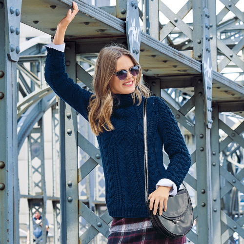 Damen Kaschmirpullover gestrickt. Muster mit Beschreibung mit Seide, Wolle