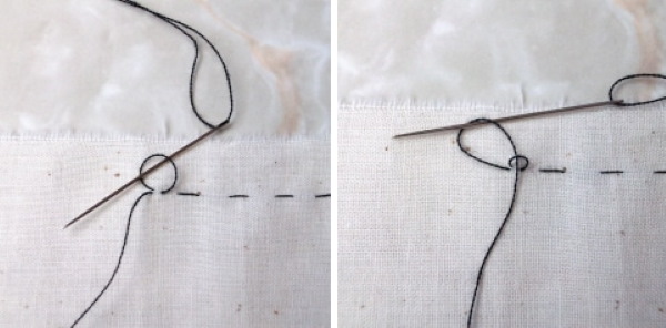Sticharten zum Handnähen Schritt für Schritt. Was sind sie, Diagramme, Beschreibung, Foto