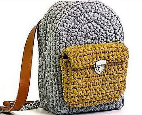 Stricken aus Strickgarn mit einer Häkelnadel. Körbe, Taschen, Hausschuhe Schritt für Schritt mit Fotos
