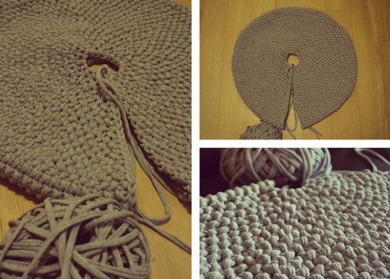 Stricken aus Strickgarn mit einer Häkelnadel. Körbe, Taschen, Hausschuhe Schritt für Schritt mit Fotos