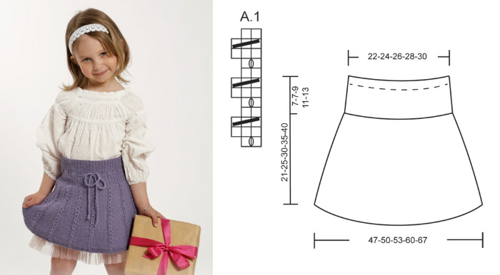 Wir stricken für Kinder mit Stricknadeln für Mädchen im Alter von 3-4 Jahren. Anleitungen, Diagramme mit Beschreibungen