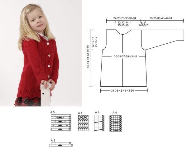 Wir stricken für Kinder mit Stricknadeln für Mädchen im Alter von 3-4 Jahren. Anleitungen, Diagramme mit Beschreibungen