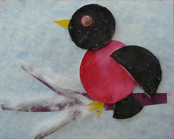 Applikationen aus Wattepads für Kinder zum Thema: Winter, Herbst, Blumen, Hase, Schneemann