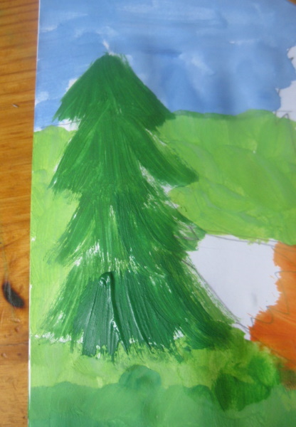 Kolobok-Zeichnung für Kinder mit Bleistift, Farben schwarz und weiß, Farbe, Färbung