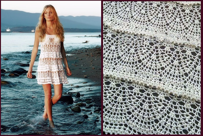 Schöne Häkelmuster. Strickanleitung und Beschreibung für Pullover, Schal, Mütze, Strickjacke
